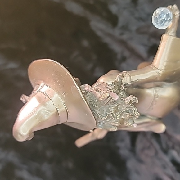 0243. SEXY Witch 🧙‍♂️ On a Broom w/ Crystal 🔮 Ball 💖 - Picture 9 of 15